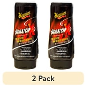 (2 pack) Meguiar’s Scratch-X, Car Scratch Remover, Car Paint Scratch Repair for Fine Scratches & Blemishes, Restores Clarity, Use On Glossy Exterior Paint and Clear Coats On Trucks & Suvs - 7 Fl Oz Bottle