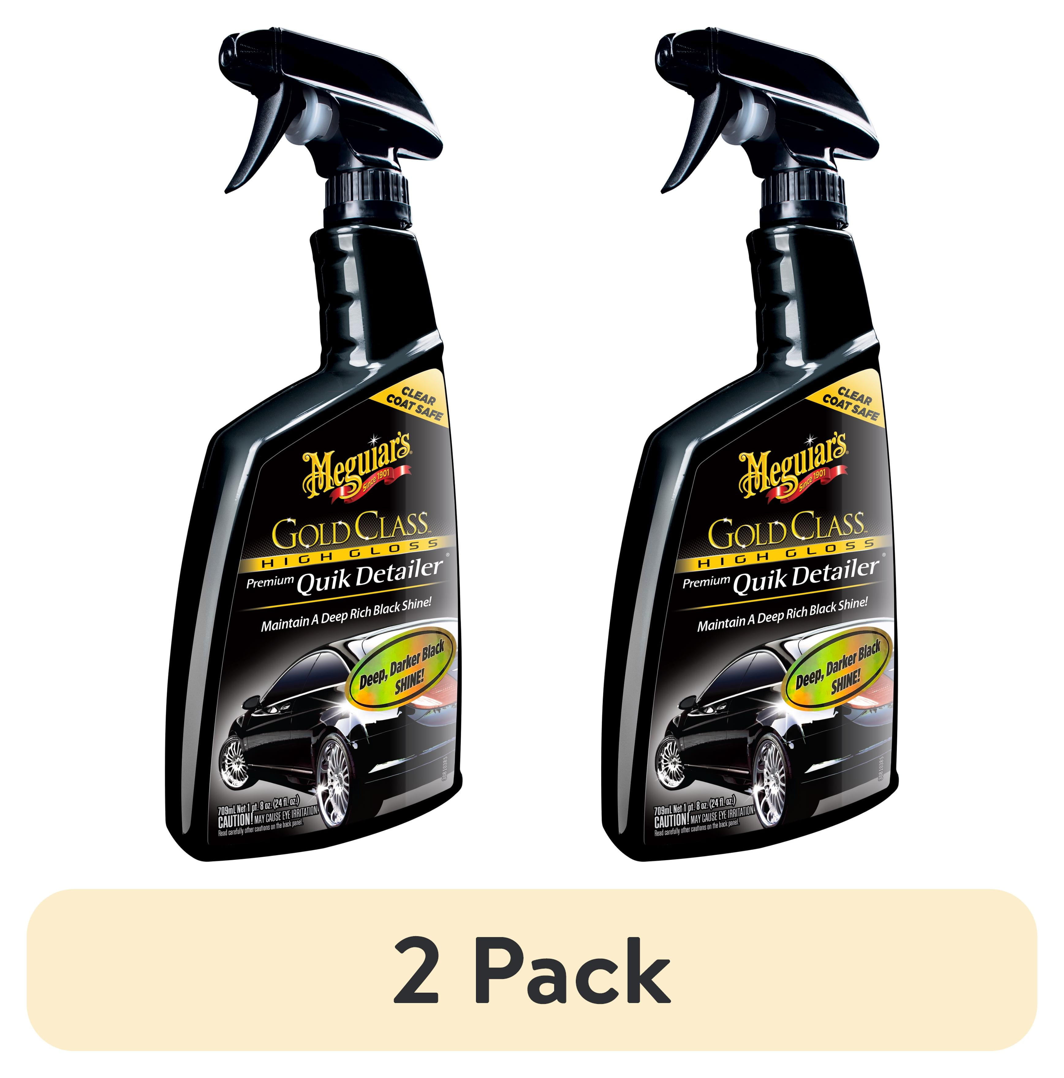 (2 pack) Meguiar's Gold Class Premium Quik Detailer Spray Detailer for Rich Gloss, G7624, 24 Oz