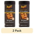 thumbnail image 1 of (2 pack) Meguiar's GoldClass Rich Leather Cleaner & Conditioner Wipes, 25 Wipes, 1 of 10
