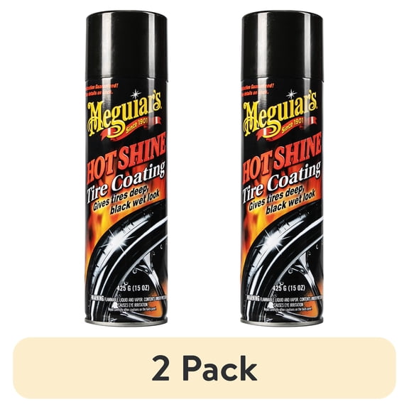 Meguiar's Hot shine High Gloss Tire Coating, G13815, 15 oz, Aerosol