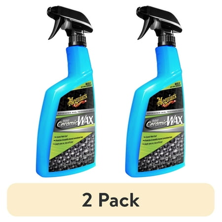 (2 pack) Meguiar's Hybrid Ceramic Wax – Easy to Use Ceramic Wax Protection - G190526SRP, 26 oz