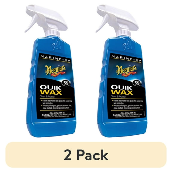 (2 pack) Meguiar's® Marine RV Quik Wax 16 fl. oz. Trigger Spray