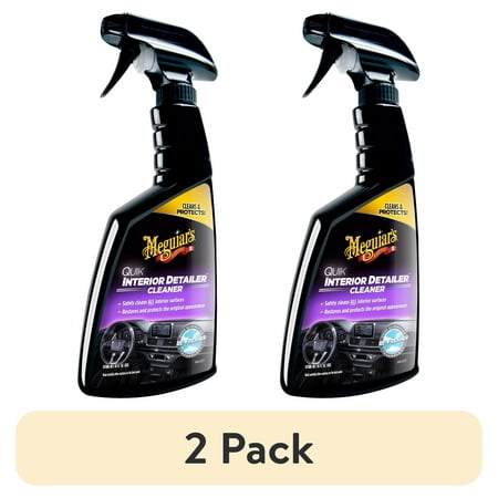 (2 pack) Meguiar's Quik Interior Detailer Cleaner, G13616, 16 Oz