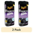 thumbnail image 1 of (2 pack) Meguiar's Quik Interior Detailer Cleaner Wipes, G13600, 30 Wipes, 1 of 11