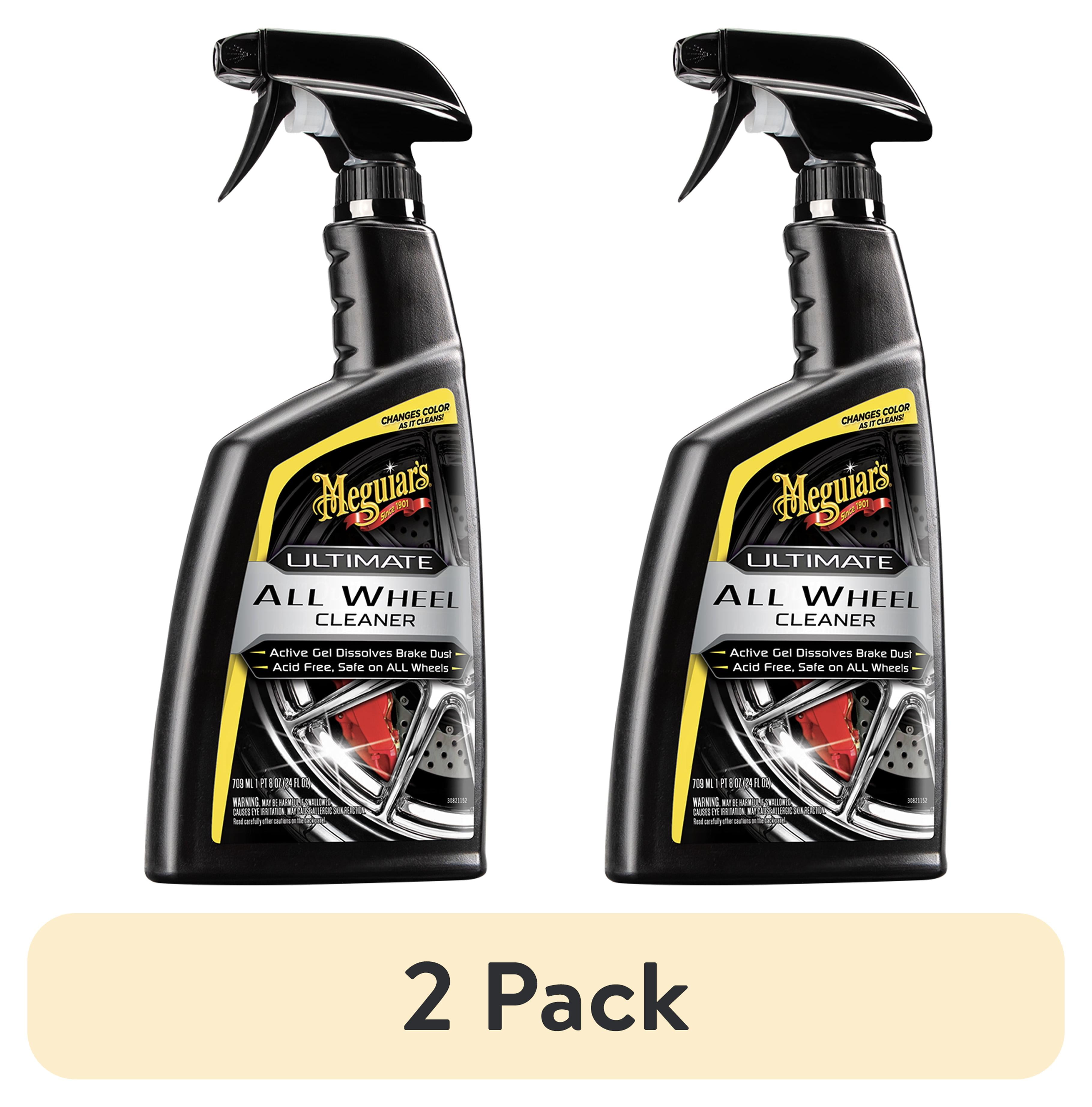 (2 pack) Meguiar's Ultimate All Wheel Cleaner, G180124, 24 oz, Spray