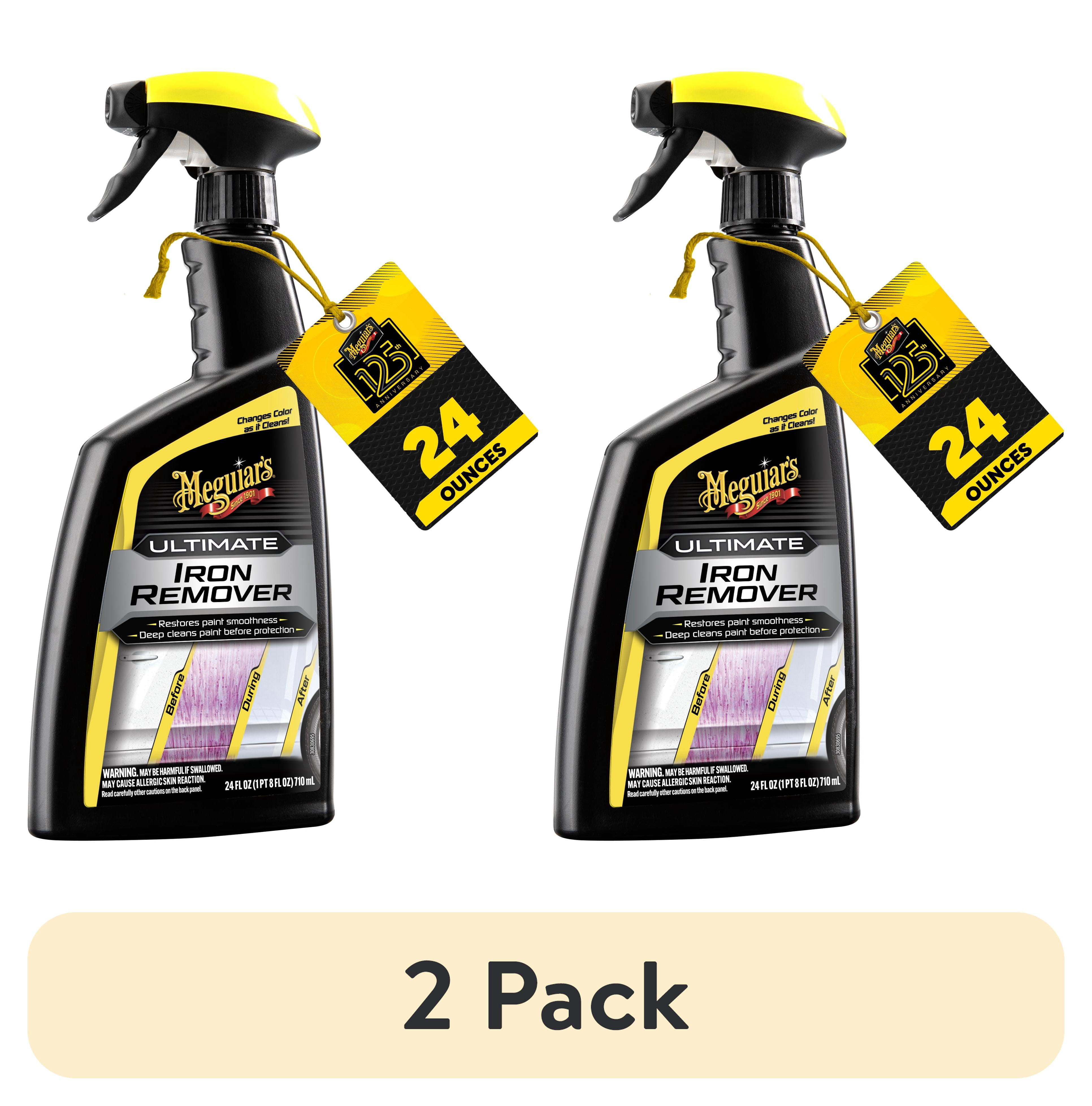 (2 pack) Meguiar's Ultimate Iron Remover, Chemical Contaminant Remover, 24 oz