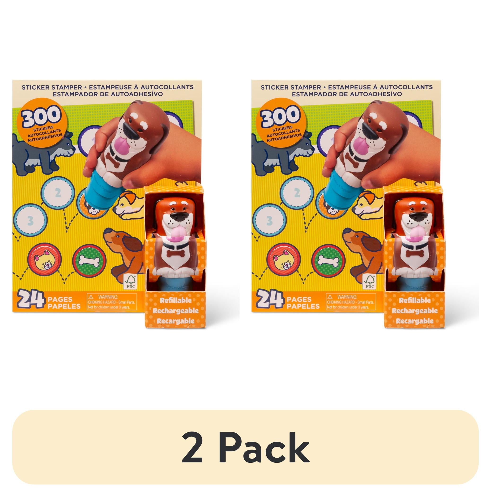 (2 pack) Melissa & Doug Sticker WOW!â„¢ Dog Sticker Stamper and 24-Page Activity Pad