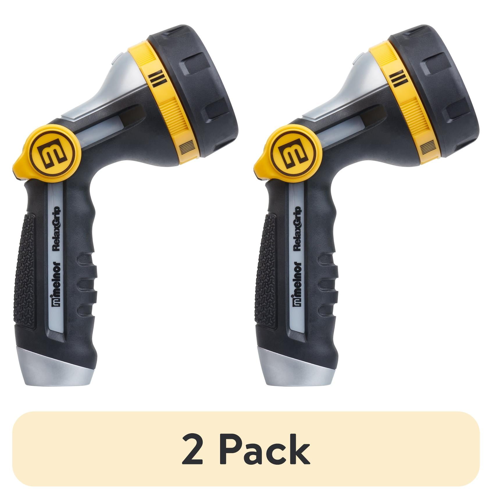 Melnor RelaxGrip 5 Pattern Adjustable Metal Hose Nozzle - Walmart.com