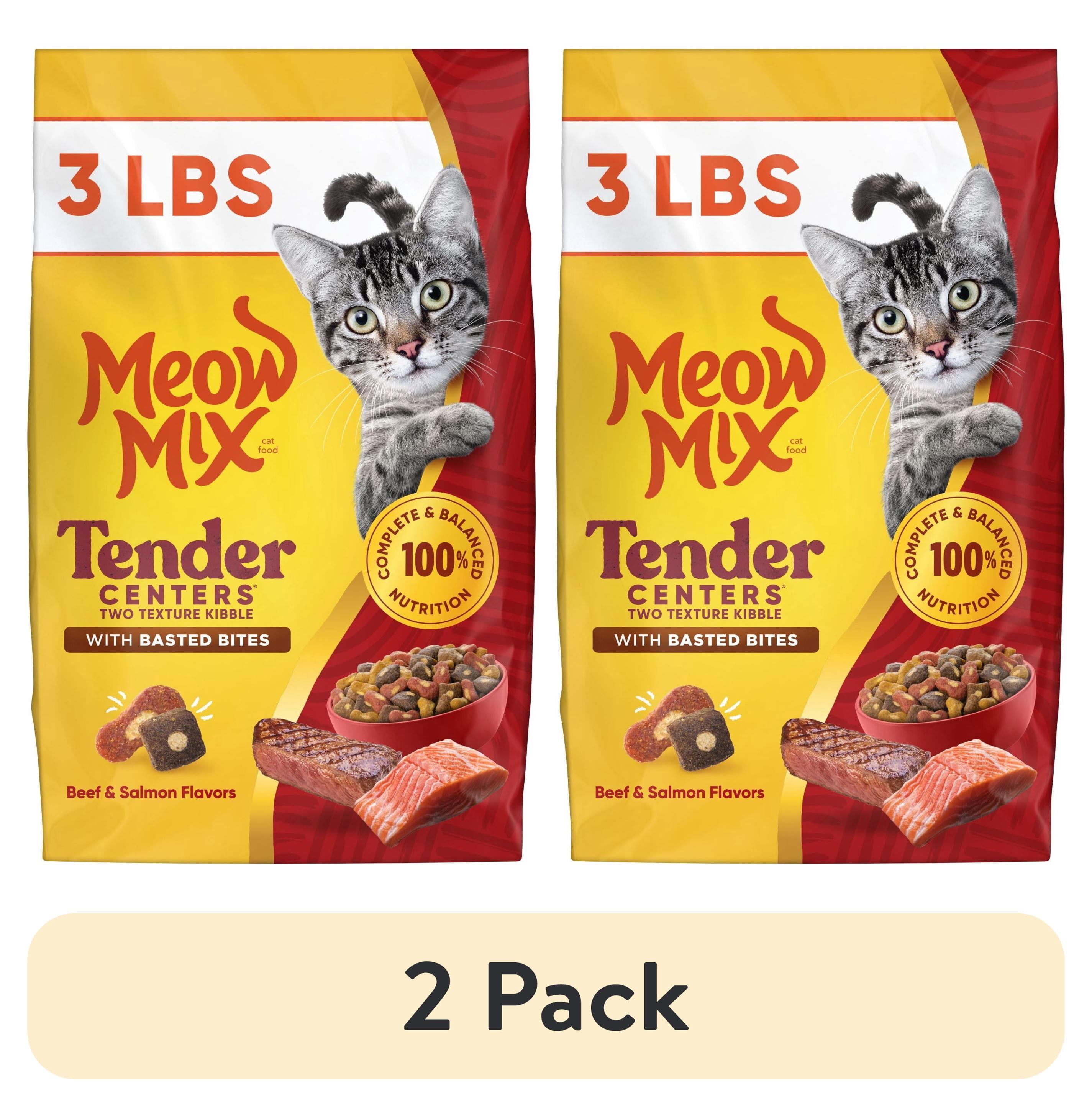 Meow Mix Seafood Medley Dry Cat Food, Tuna Shrimp Crab Trout, 14.2