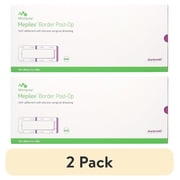 2 pack Mepilex Border Post-Op Foam Dressing 4 x 10" Rectangle With Border Film Backing 496455 5 per Box