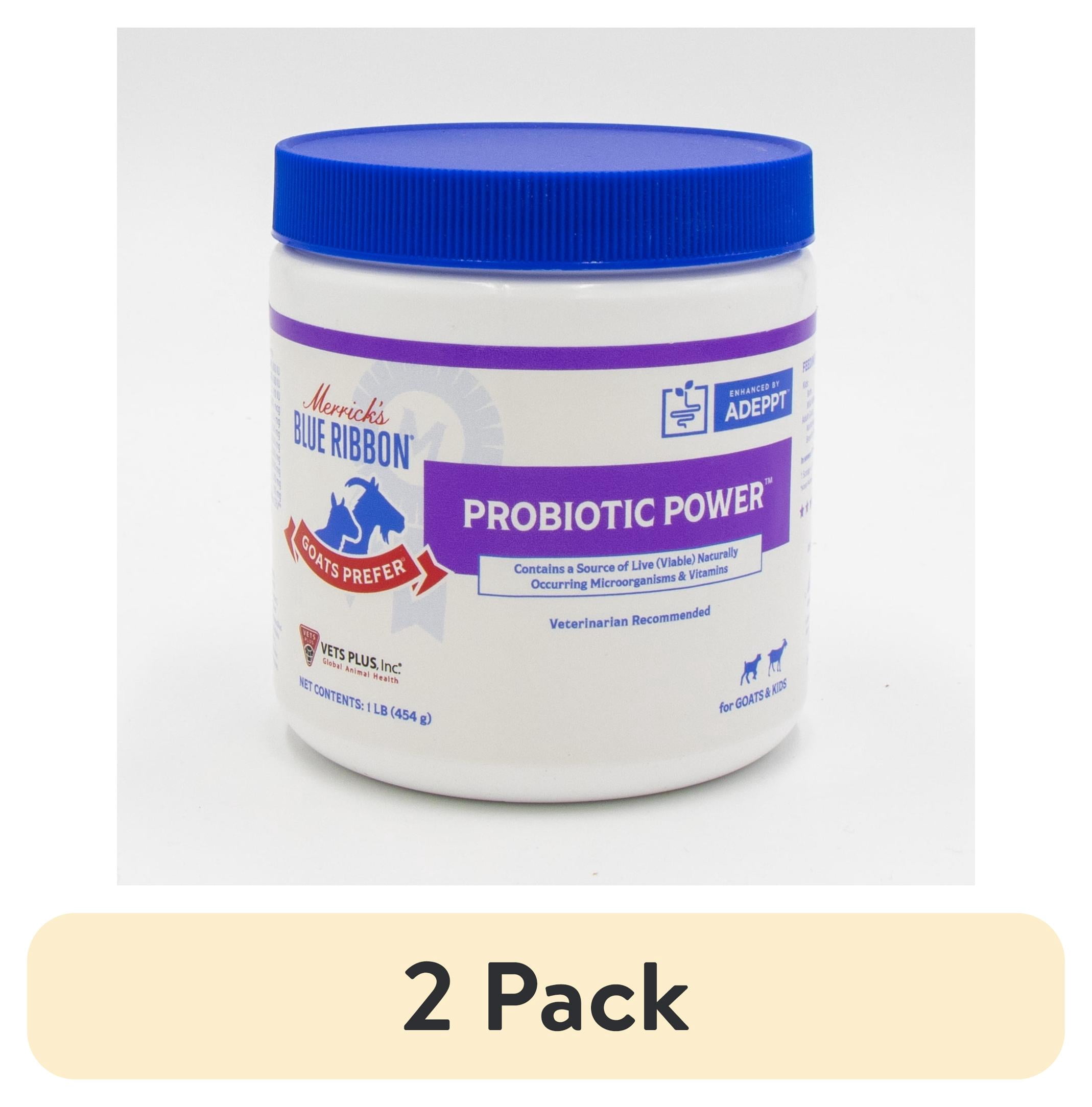 (2 pack) Merrick's Blue Ribbon Goats Prefer Probiotic Powder, 1 Pound