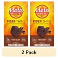 thumbnail image 1 of (2 pack) Metamucil Fiber Supplement Chewable Thins, Fiber Powder Food, Chocolate, 12 Count, 1 of 9