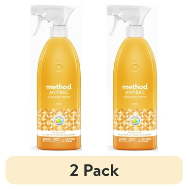 (2 pack) Method Antibacterial All-Purpose Cleaner, Citron, 28 Ounce Spray Bottle