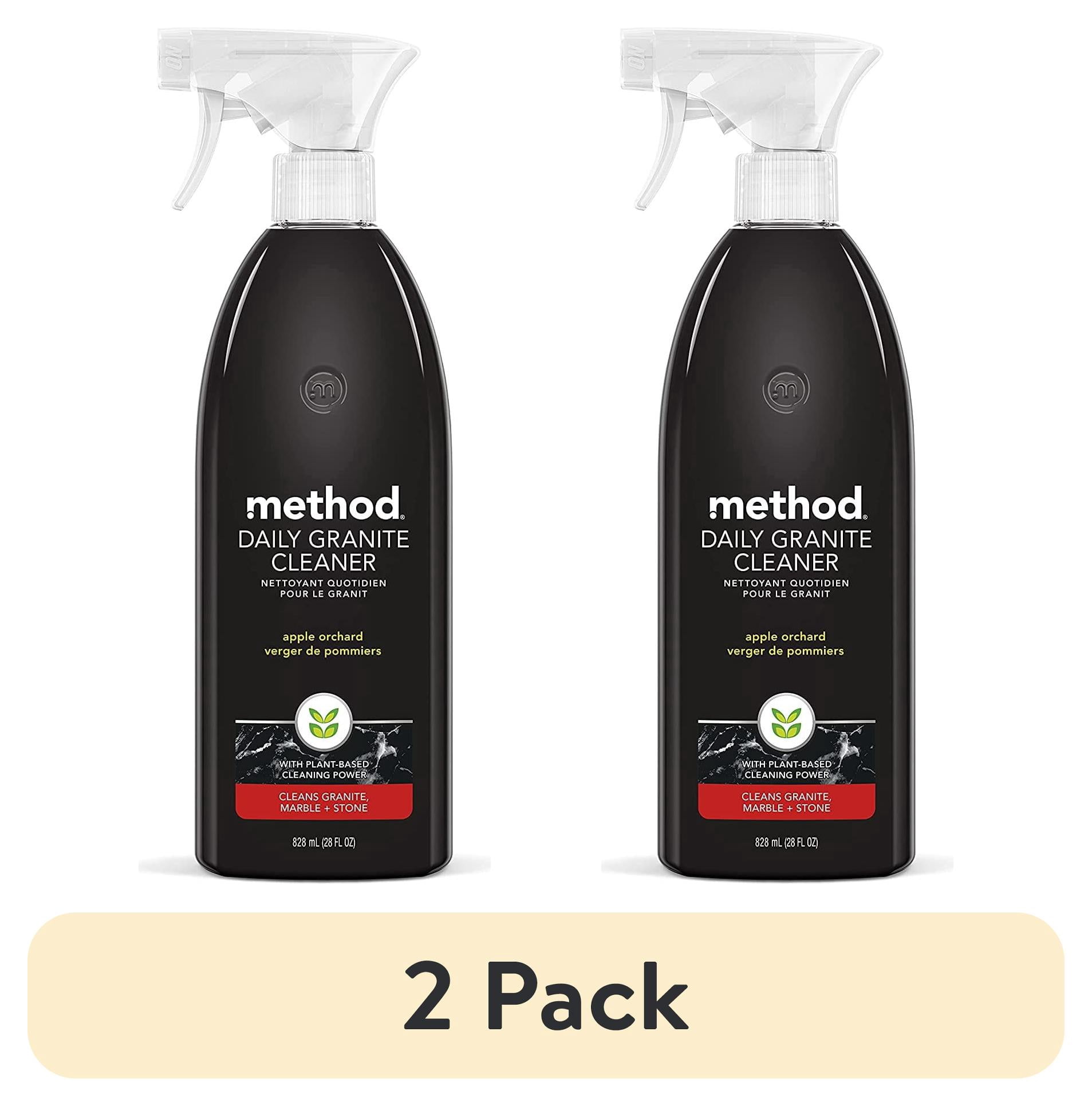 (2 pack) Method Daily Granite Cleaner Spray, Apple Orchard, 28  fl oz