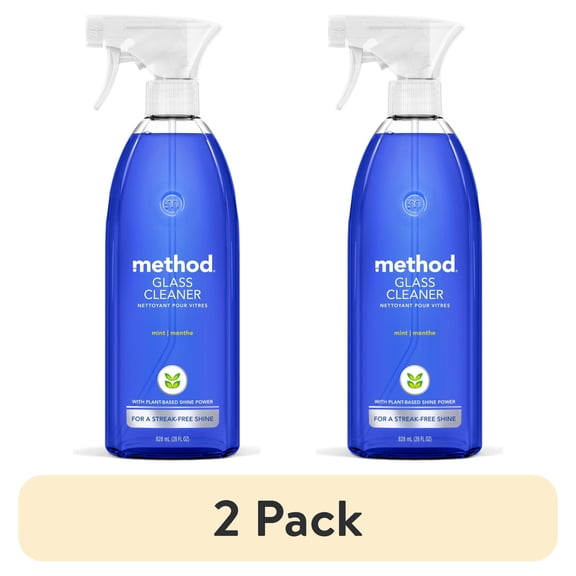 (2 pack) Method Mint Glass Cleaner, 28 fl oz
