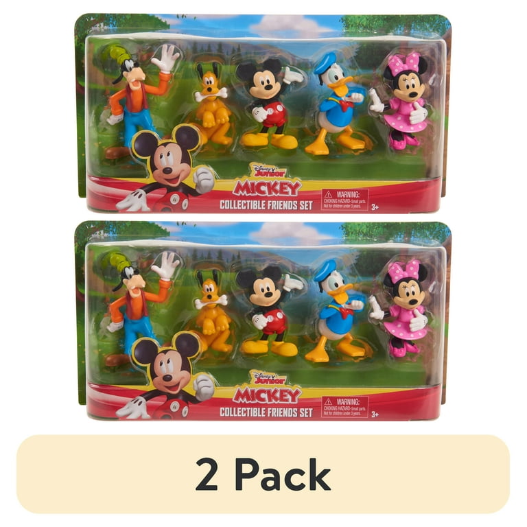 POP MART Mickey Mouse フィギュア5セット 2 pack) Mickey Mouse Collectible Figure Set, 5 Pack, Figures, Ages