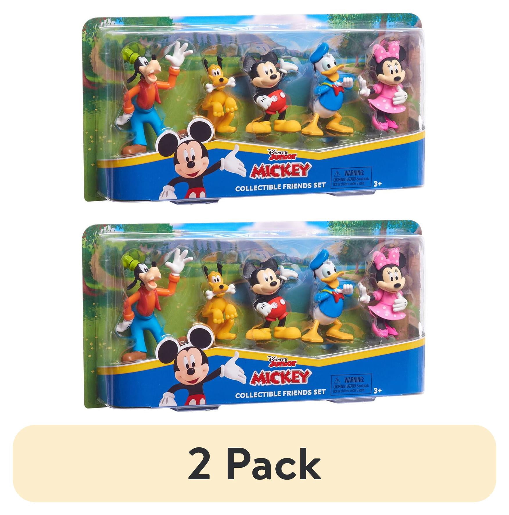 Mickey゜o゜２セット 2 pack) Mickey Mouse Collectible Figure Set, 5 Pack, Figures, Ages