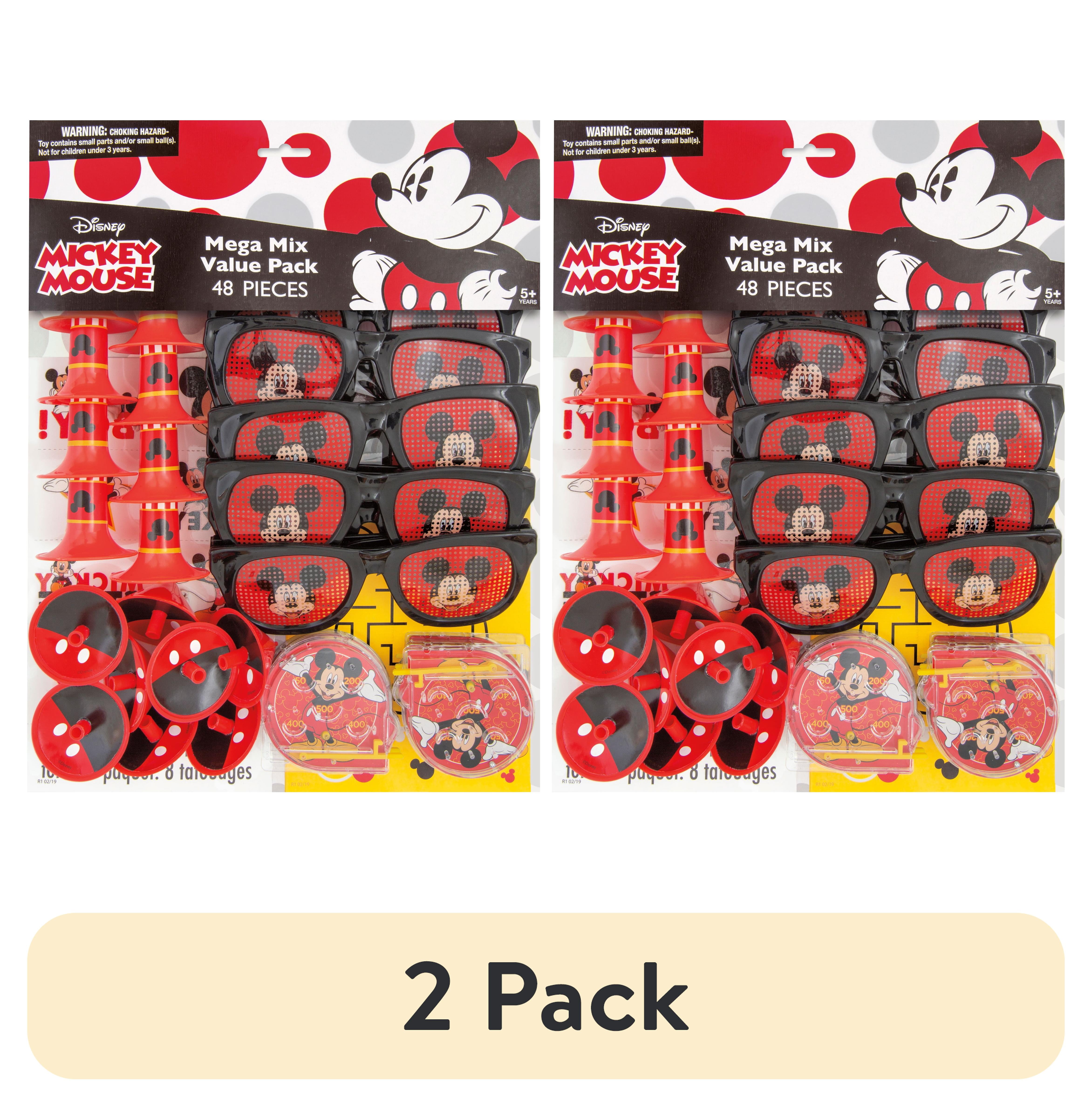 (2 pack) Mickey Mouse Party Favors for 8, 48 pieces