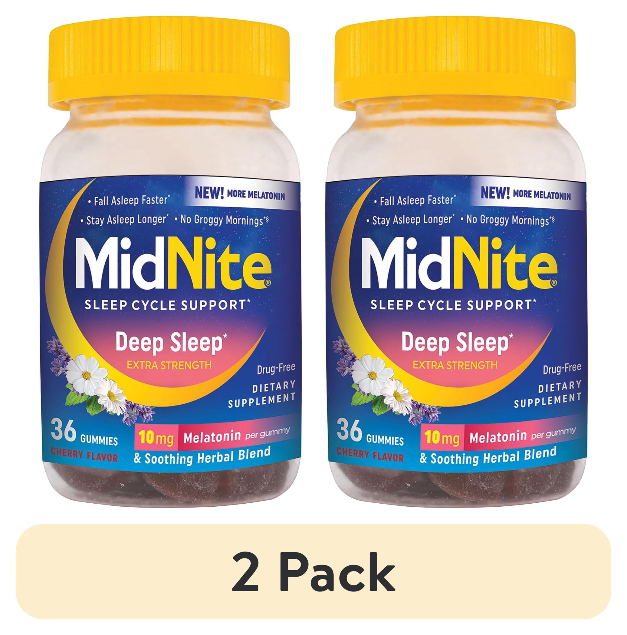 asleep dsip & melatonin for sale MidNite Deep Sleep Extra Strength, 10 mg Sleep Aid, 36 Gummies Is GLOW Safe? Understanding