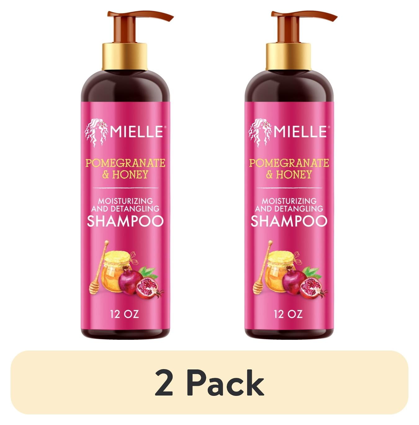 (2 pack) Mielle Pomegranate and Honey Detangling Shampoo 12 fl. oz ...