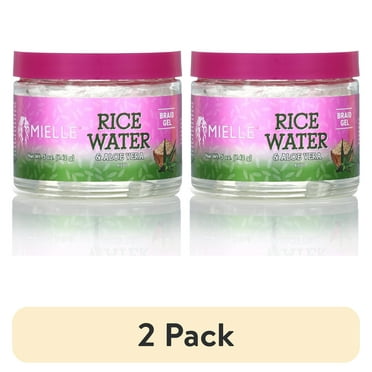 (2 pack) Mielle Rice Water & Aloe Braid Gel 5 oz