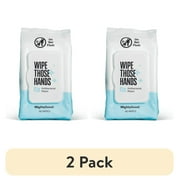 (2 pack) Wipe Those Hands Sanitizing Wipes, Fragrance and Alcohol Free, 1 Pack of 40 Wet Wipes