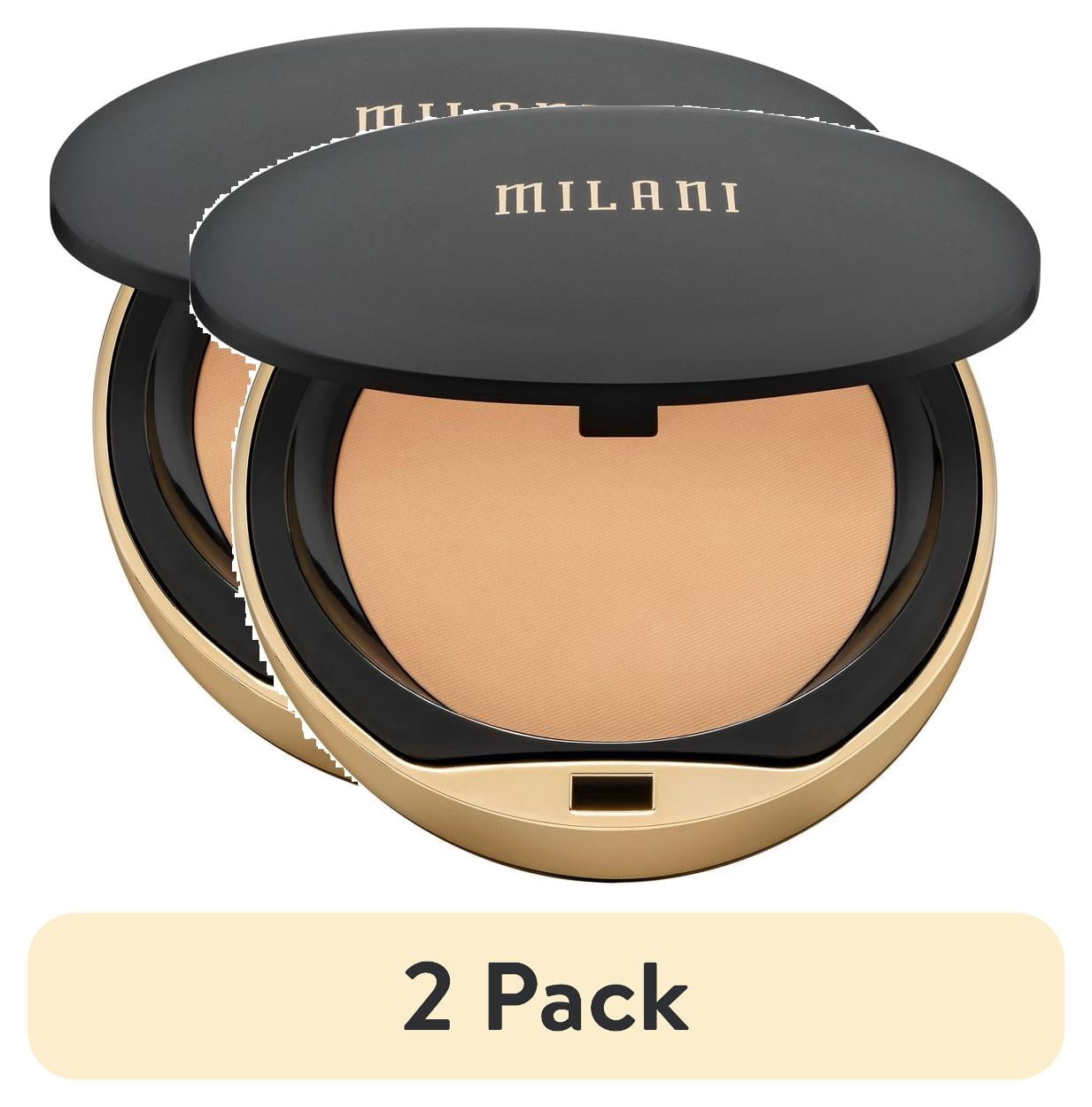 (2 pack) Milani Conceal + Perfect Shine-Proof Powder, Natural