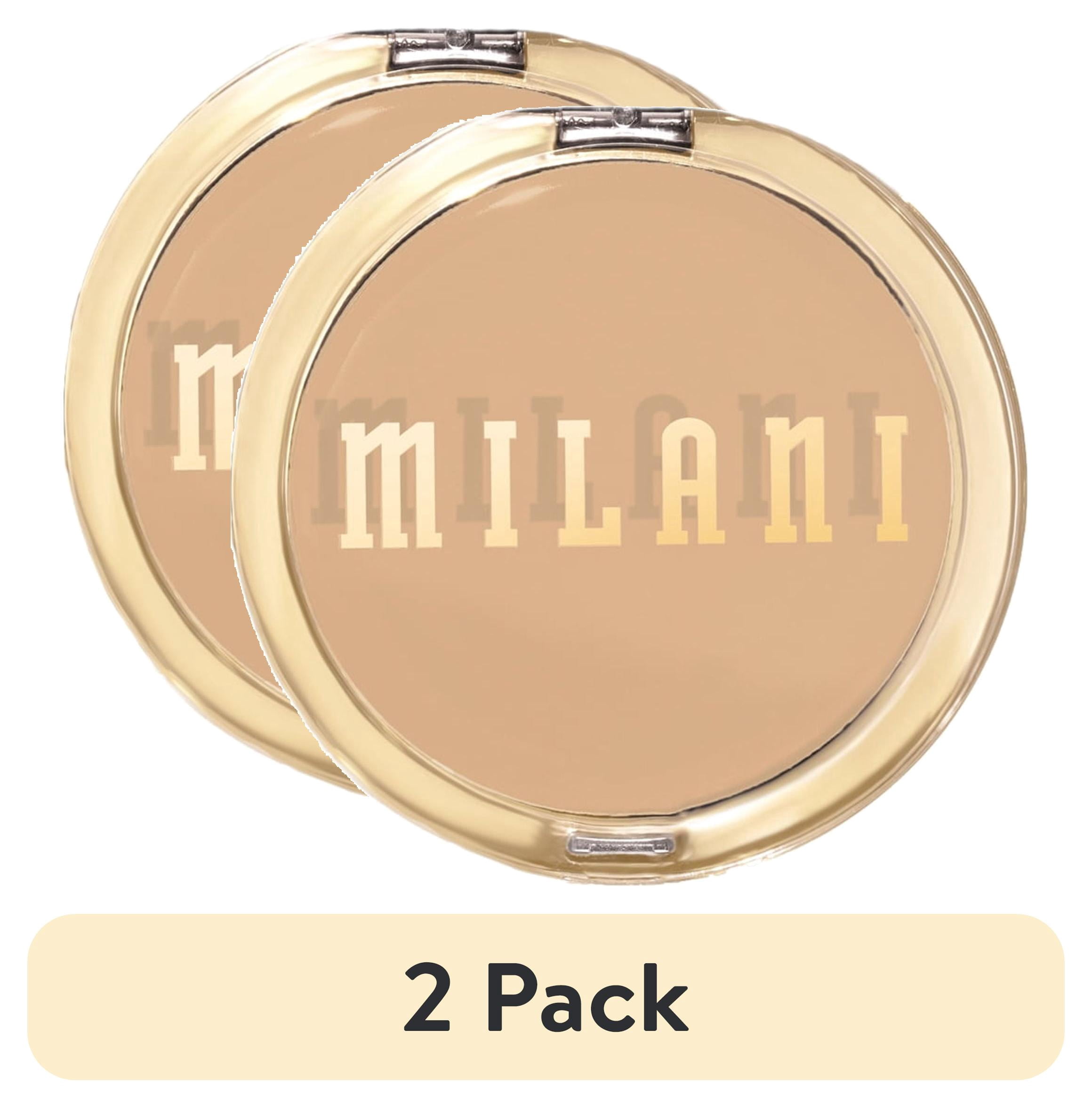 (2 pack) Milani Conceal + Perfect Shine-Proof Powder, Nude