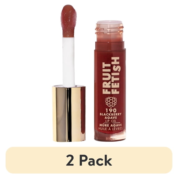 (2 pack) Milani Fruit Fetish Lip Oil, Blackberry Agave