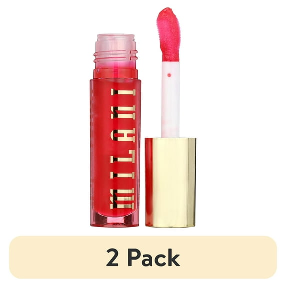 (2 pack) Milani Fruit Fetish Lip Oil, Strawberry Melon