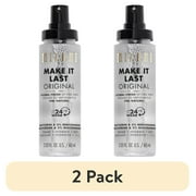 2 pack Milani Make It Last Setting Spray, Prime + Correct + Set, Natural Finish, 2.03 fl oz