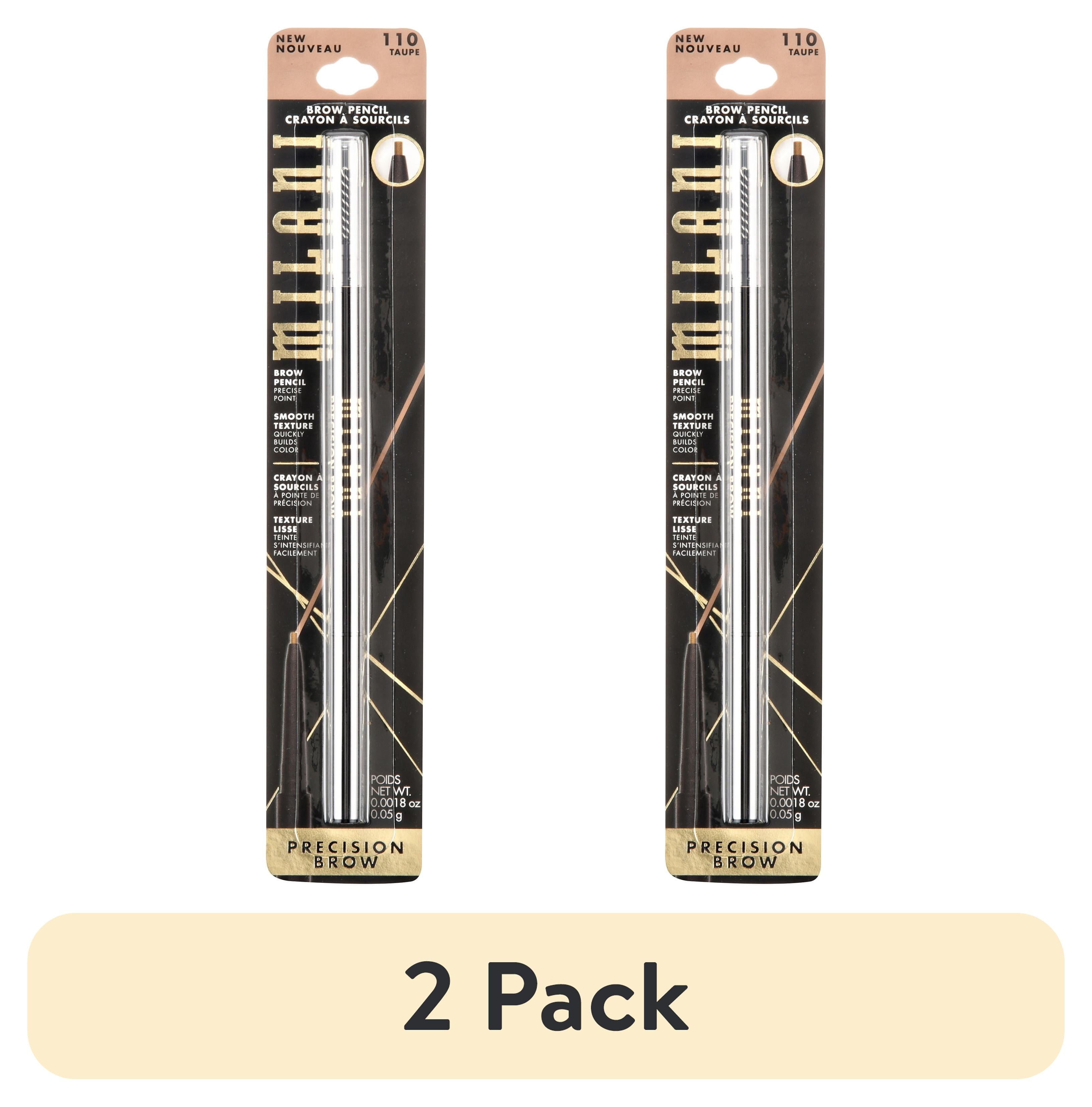 (2 pack) Milani Precision Eyebrow Pencil, Taupe
