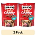 thumbnail image 1 of (2 pack) Milk Bone Soft & Chewy Dog Treats Made With Real Bacon, 5.6 Ounce Bag, 1 of 11