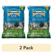 2 pack Milorganite Long Lasting All Purpose Lawn Food, 6-4-0 Fertilizer, 32 lb.