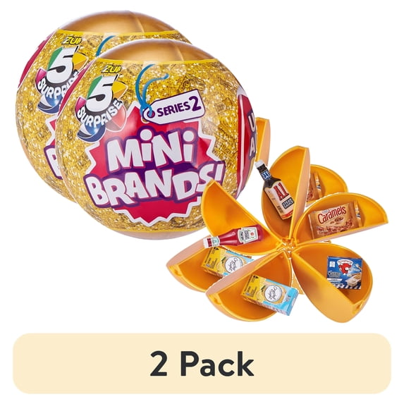 (2 pack) Mini Brands! Series 2 Mystery Pack