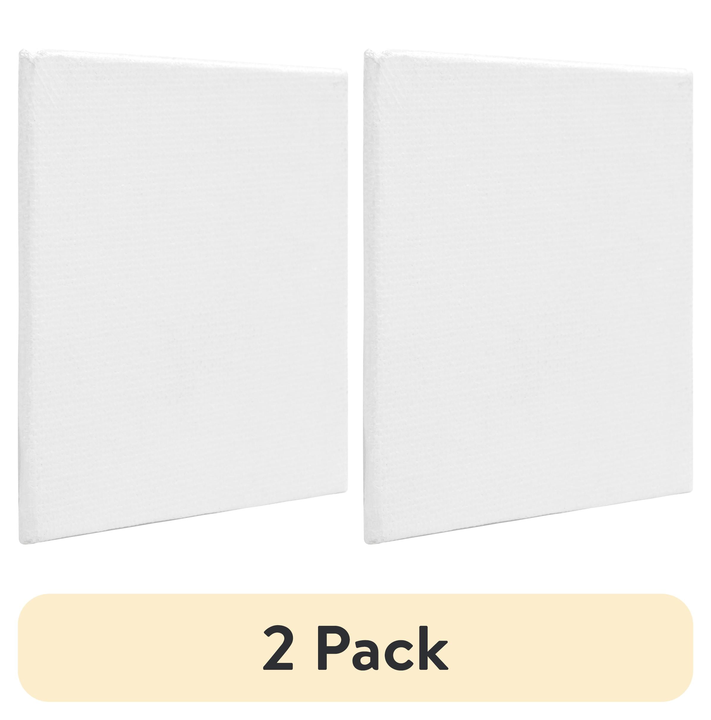 (2 pack) Mini Magnetic Studio Canvas Panel, 100% Cotton Acid Free White Canvas, 2.56"X2.56", 1 Piece, Academic Canvas, Great Chioce for Beginners and Hobbyists of All Skill Levels.