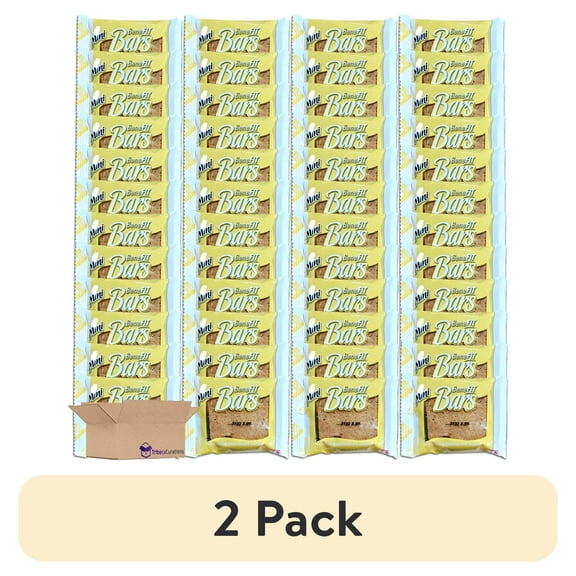 (2 pack) Banana Chocolate Chunk Mini Whole Grain Benefit Bars, Readi-Bake, 1.25 Oz, 48 Pack