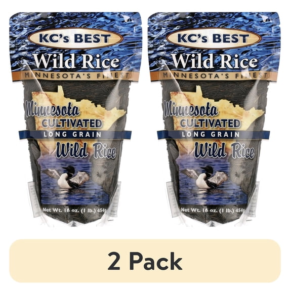 (2 pack) Minnesota Cultivated Long Grain Wild Rice (16oz)
