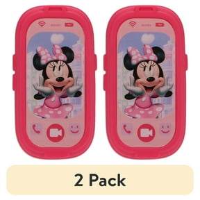 (2 pack) Disney Minnie Light up Bath Squirter Cell Phone Toddler