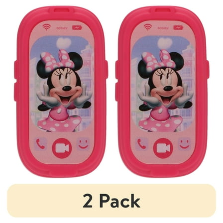 (2 pack) Minnie Light Up Bath Squirter Cell Phone