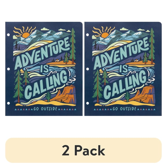 (2 pack) Mintgreen Poly Portfolio - Adventures Calling