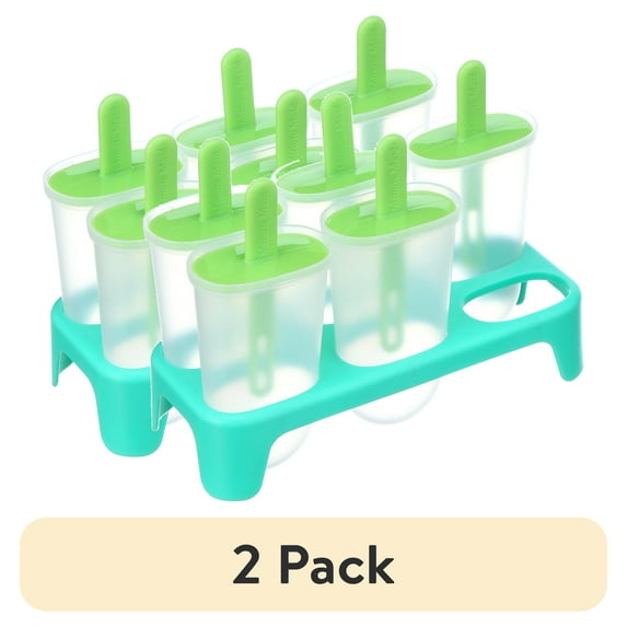 (2 pack) Minute Maid Teal Ice Pop Mold 6CT