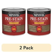 2 pack Minwax Pre-Stain Wood Conditioner, Clear, 1/2 Pint
