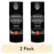 2 pack Minwax Fast-Drying Polyurethane, Warm Satin, Clear, 11.5 oz