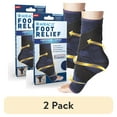 thumbnail image 1 of (2 pack) Miracle Foot Relief Ankle Support for Foot Discomfort, Breathable Fabric, 1 of 8