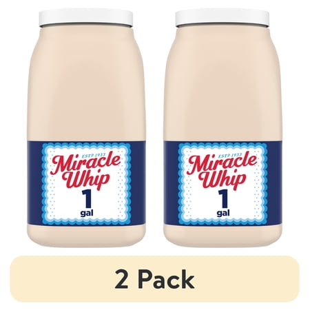 (2 pack) Miracle Whip Mayo-like Dressing Jug, 1 gal
