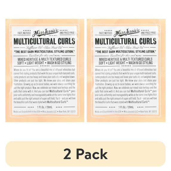 (2 pack) Miss Jessies Multi Cultural Curls , 1 oz Cream