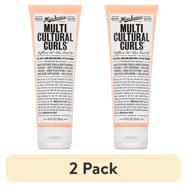 (2 pack) Miss Jessies Multi Cultural Curls, 8.5 oz Cream