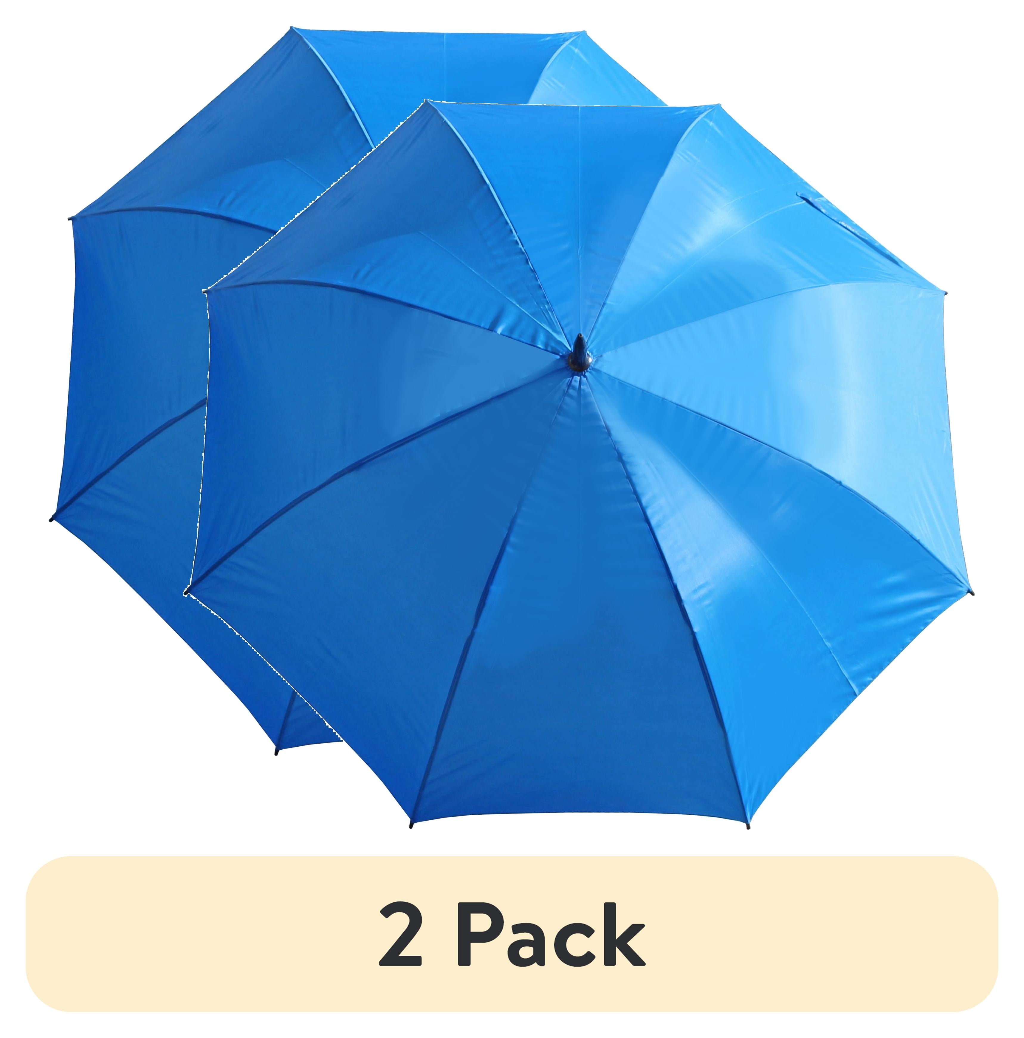 (2 pack) Misty Harbor Golf Umbrella, 58 Inch Canopy, Blue