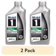 2 pack Mobil 1 Advanced Fuel Economy Full Synthetic Motor Oil 0W-20, 1 Quart